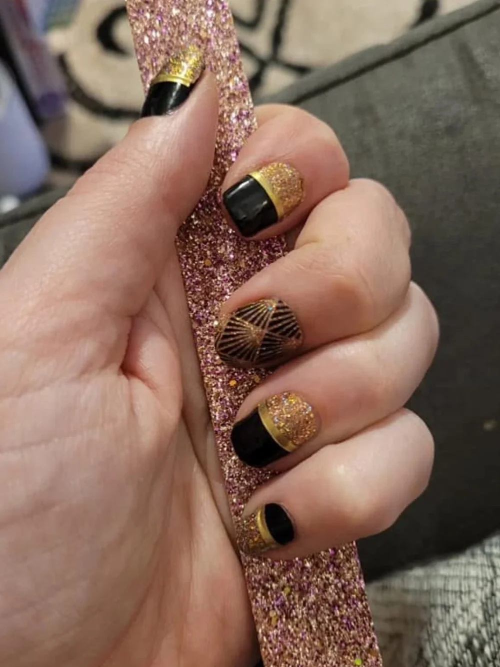 *Exclusive* Color Street: Roaring Good Time | Art Deco 20s Party Clear Overlay